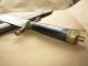 Civil War Era Side Knife And Leather Scabbard - Brass Fittings The Americas photo 4
