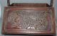 Vintage/antique Ornate Carved Wood Chinese Box/storage Chest Stamp On Bottom Boxes photo 9