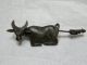 6.  8 Cm / Rare Chinese Old Bull Sculpture Can Use The Lock And Key Mk Locks & Keys photo 1