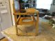 Vintage Childs Wood Potty Training Folding Chair All Parts There & Post-1950 photo 2