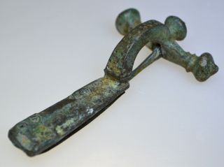 Roman Bronze Bow Fibula photo