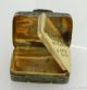 1816 Antique English Sterling Silver Hand Chased Gilded Vinaigrette Box Hallmark Vinaigrettes photo 5