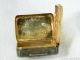 1816 Antique English Sterling Silver Hand Chased Gilded Vinaigrette Box Hallmark Vinaigrettes photo 7