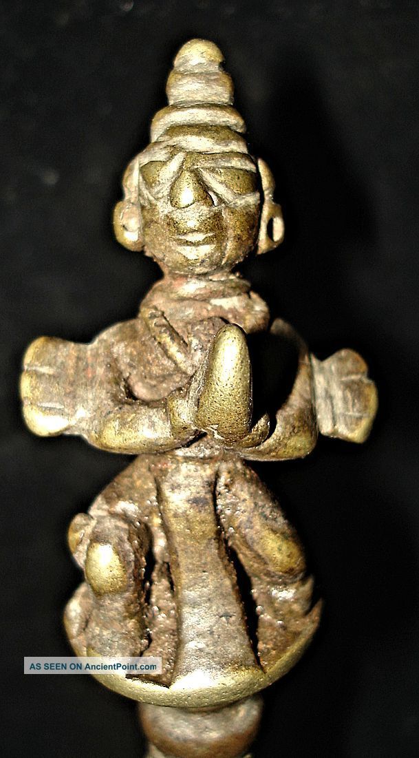 Rare Hindu God Statue Hanuman 1880ad Other Antiquities photo
