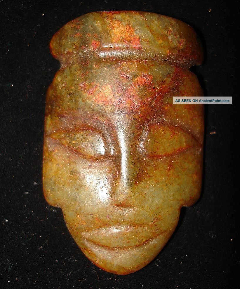 Wow Stone/jade Amulet Priest? God? 5000 Years Old Other Antiquities photo