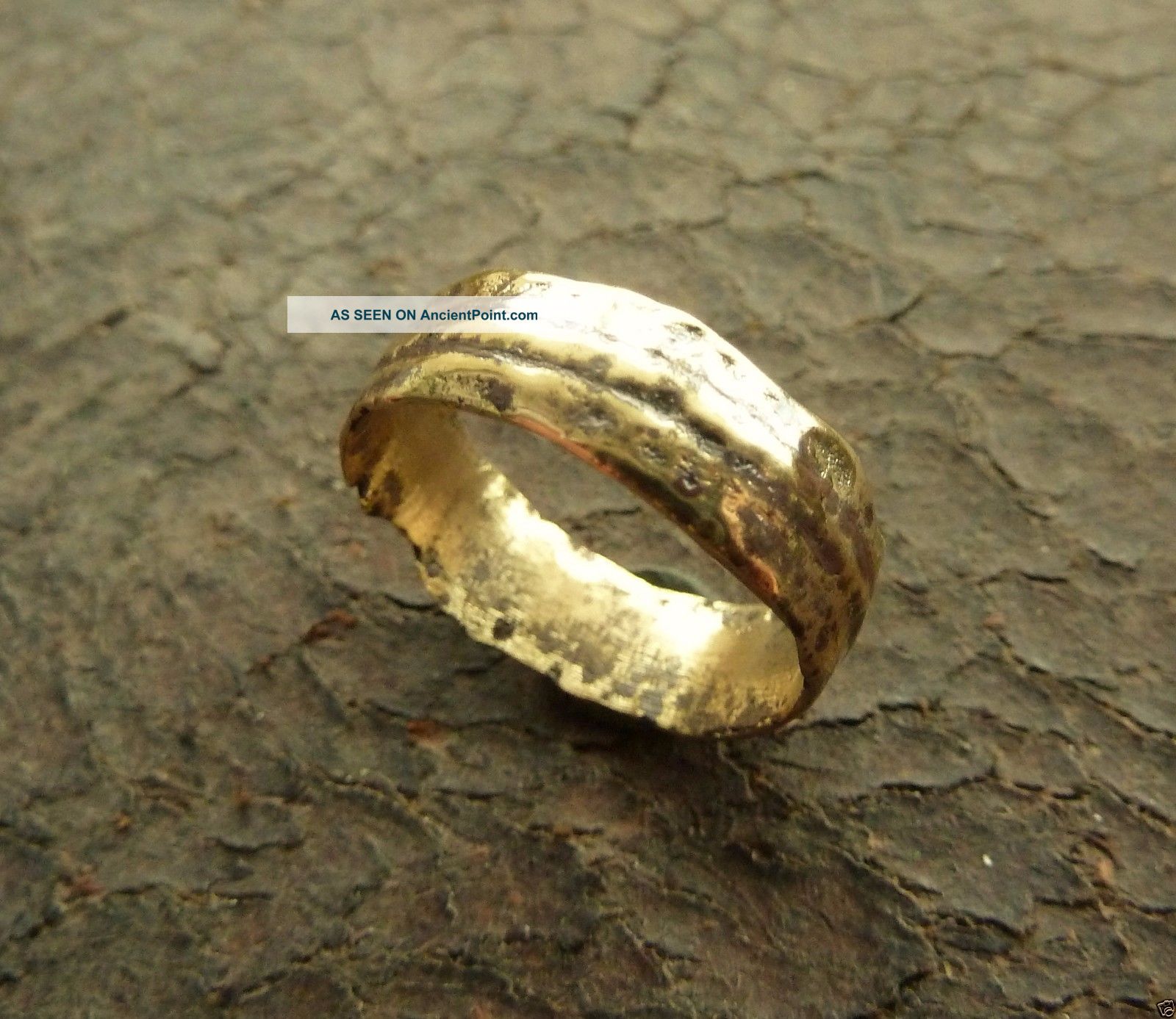 Ancient Bronze Ring (319) Viking photo