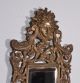 Matched French Antique Renaissance Revival Bronze Mirrors With Women (k) Metalware photo 6