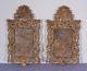 Matched French Antique Renaissance Revival Bronze Mirrors With Women (k) Metalware photo 7