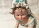 Antique German Porcelain Bisque Piano Baby Girl Figurine Figurines photo 2