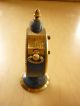 Vintage Jaz French Enameled Brass Decorative Desk/self Alarm Clock Clocks photo 1