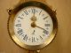 Vintage Jaz French Enameled Brass Decorative Desk/self Alarm Clock Clocks photo 4