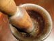 Large Antique Wood Mortar And Pestle Authentic Hand Carved 8 Inch Mortar & Pestles photo 3