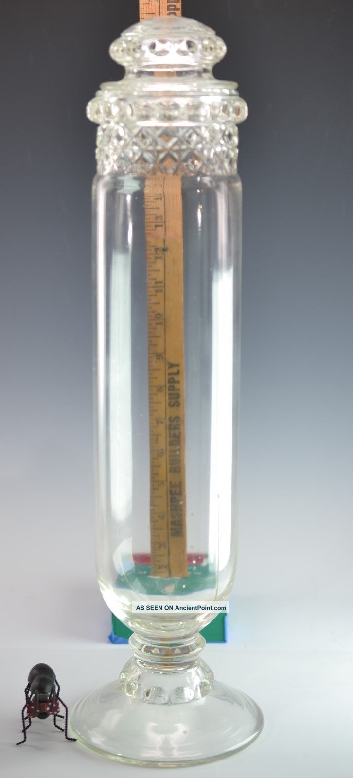 Large Antique Dakota Drug Store Apothecary Candy Wedding Show Jar 18 
