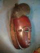 Fine Wine Color Baule Mask,  Ivory Coast. Masks photo 1