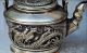 Old Collectible Decoration Silver Copper Handwork Dragon Teapot Teapots photo 1