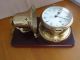 Schatz Royal Mariner Ships Brass Bell Clock West Germany Clocks photo 1