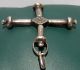 Outstanding Medieval Or Post Medieval Engraving Silver Amulet Cross 609 Roman photo 4