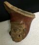 Ancient Costa Rica Pre Columbian Pottery Face Rattle Bowl Foot Fragment Mayan The Americas photo 2