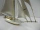 The Sailboat Of Silver960 Of Japan.  100g/ 3.  53oz.  Takehiko ' S Work. Other Antique Sterling Silver photo 7