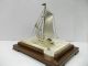 The Sailboat Of Pure Silver Of The Most Wonderful Japan.  A Japanese Antique. Other Antique Sterling Silver photo 3
