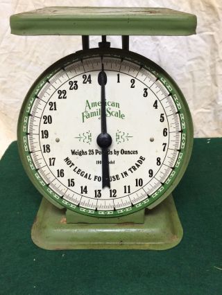 Vintage American Family Scale Kitchen Scale Max 25 Lbs photo