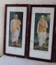 4 Pc Old Vintage Antique Indian Freedom Fighters Print With Frame Home Decor Y45 India photo 2