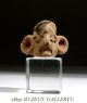 Michoacan Pre Columbian Pottery Fertility Figure Head X.  Elb Gallery W/cert.  200bc The Americas photo 6