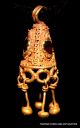 Ancient Roman Gold Conical Pendant With Garnet Stones 100 Bc - 200 Ad Roman photo 2