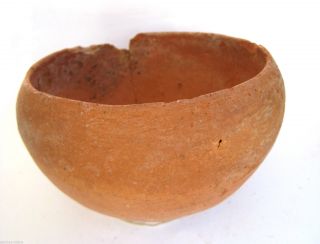 Circa.  600 B.  C Finest Ancient Cyprus - Late Bronze Age Decorative Clay Bowl photo