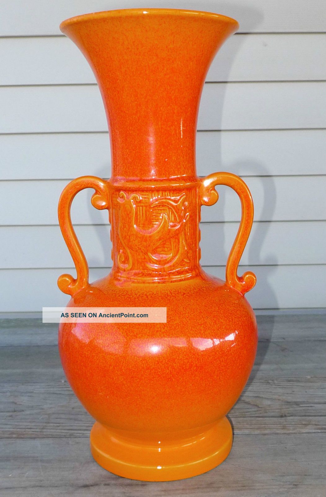 Mid Century Modern Royal Haeger Pottery Rooster Vase 16 Tall