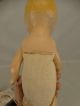 1930 ' S Antique Composition Baby Doll Fur Lined Coat & Old Clothes Clocks photo 8