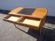 Leather Top Writing Desk Drexel Esperanto Vintage Regency Mid Century Modern Mcm Post-1950 photo 2