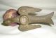 Antique Victorian 1850 ' S Cast Iron Clamp & Fabric Clasp Sewing Bird Pin Cushion Pin Cushions photo 1