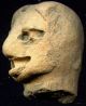 Pre - Columbian Michoacan Mexico Clay Figure Head,  Ca; 300 Bc - 200 Ad The Americas photo 2