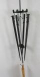 H915: Japanese Iron Ware Windchime Of Hibashi By Great 51th Myochin. Other Japanese Antiques photo 1
