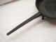 Antique Cast Iron Camp - Fire Spider Footed Frying Pan Pot Skillet Camping Primitives photo 2