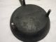 Antique Cast Iron Camp - Fire Spider Footed Frying Pan Pot Skillet Camping Primitives photo 5