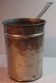 Primitive Tall Pot With Long Handle Tin Over Copper Ny Cookware Antique Kitchen Primitives photo 6