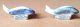 Old Blue And White Small Chinese Bowls/spoons With Fish Handle Bowls photo 2