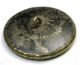 Lg Sz Antique Woodback Brass Button Detailed Castle Pictorial Buttons photo 1