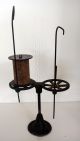 1800s Antique Cast Iron Sewing Machine Thread Holder W Sapona Mfg Spool String Other Antique Sewing photo 5