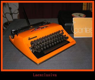 Triumph - Contessa - Orangina - Typewriter ; Pop Art Orange Cool Design. photo