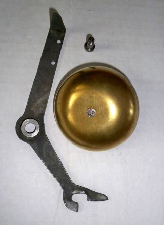 National Cash Register Part Brass Bell Attaching Screw,  Ringer - Vintage photo