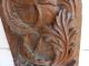 Antique Carved Decorative Oak Panel Plaques photo 1