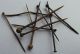 10 Hand Made Brass Pins From The 16th.  Century With Wrapped Heads. Needles & Cases photo 1