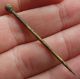 10 Hand Made Brass Pins From The 16th.  Century With Wrapped Heads. Needles & Cases photo 2