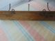 Antique Authentic Wall Hanger Carved Primitive Peg Wooden Base With Metal Gab Primitives photo 9