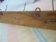 Antique Authentic Wall Hanger Carved Primitive Peg Wooden Base With Metal Gab Primitives photo 4