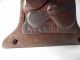 Antique / Vintage Gas Steam Pointed Sad Iron Koenig Cast Iron Rare Wood Handle Other Antique Home & Hearth photo 6