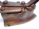 Antique / Vintage Gas Steam Pointed Sad Iron Koenig Cast Iron Rare Wood Handle Other Antique Home & Hearth photo 7